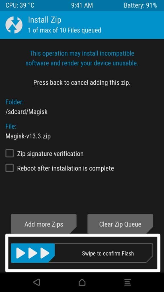 magisk via twrp latest