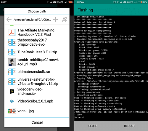 bypass safetynet on magisk manager