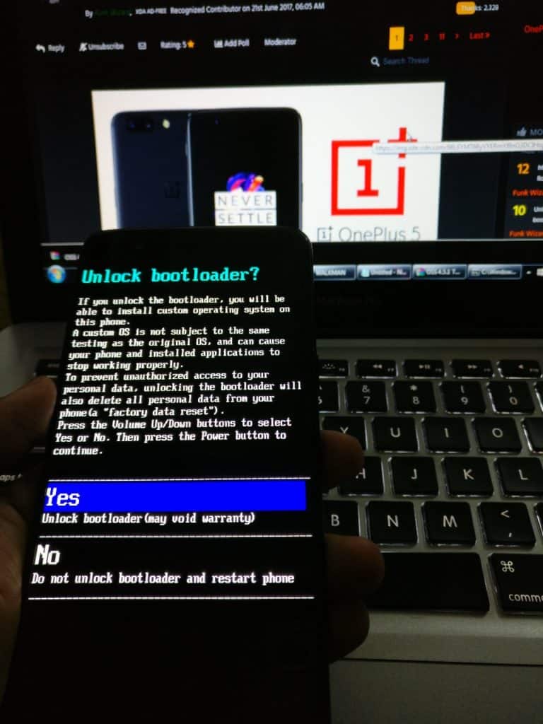 unlock oneplus 5t