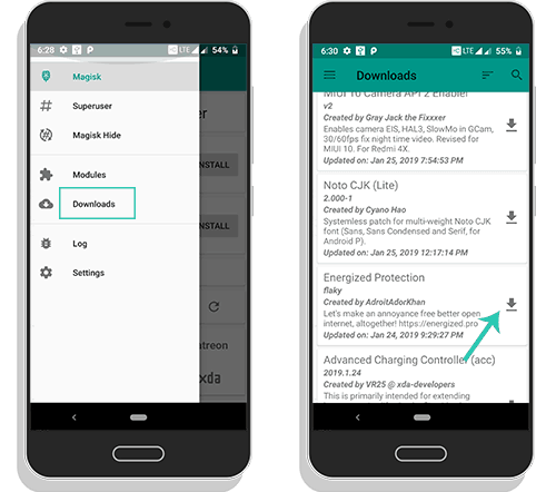 download magisk modules